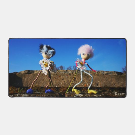 Fubby's die elkaars Valentijn zijn. Bureaumat (Voorkant)