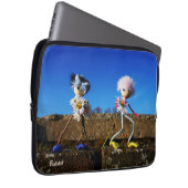 Fubby's die elkaars Valentijn zijn. Laptop Sleeve (Voorkant Rechts)