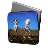 Fubby's die elkaars Valentijn zijn. Laptop Sleeve (Voorkant Links)