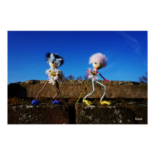 Fubby's die elkaars Valentijn zijn. Perfect Poster (Voorkant)