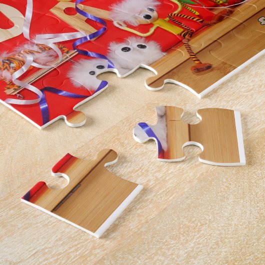 Fubby's die feest vieren voor verjaardag. legpuzzel (Zijkant)