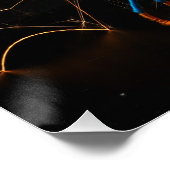 Fubby's die feestelijk proosten met vuurwerk. perfect poster (Hoek)