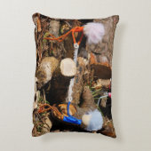 Fubby's die hout zagen. accent kussen (Achterkant (Verticaal))