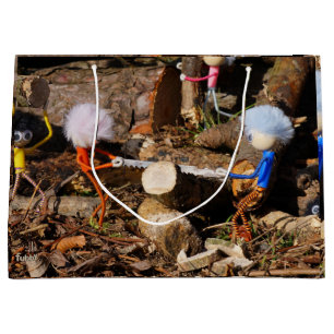 Fubby's die hout zagen. groot cadeauzakje