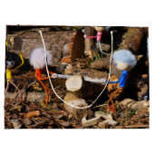 Fubby's die hout zagen. groot cadeauzakje (Achterkant)