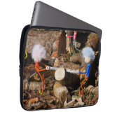 Fubby's die hout zagen. laptop sleeve (Voorkant Rechts)