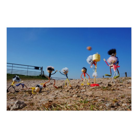 Fubby's die korfballen, winnen of verliezen. perfect poster (Voorkant)