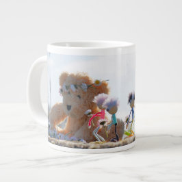 Fubby's die madeliefjes naar een Beer brengen. Grote Koffiekop