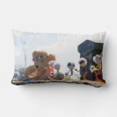 Fubby's die madeliefjes naar een Beer brengen. Kussen (Achterkant)