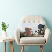 Fubby's die madeliefjes naar een Beer brengen. Kussen (Stoel)