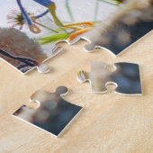 Fubby's die madeliefjes naar een Beer brengen. Legpuzzel (Zijkant)