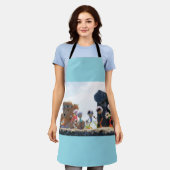 Fubby's die madeliefjes naar een Beer brengen. Schort (Gedragen)