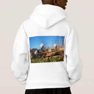 Fubby's die stam van boom doorzagen.