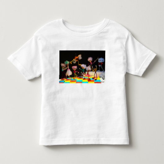 Fubby's in de disco, genieten van het uitgaan. kinder shirts (Voorkant)