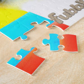 Fubby's in de disco, genieten van het uitgaan. legpuzzel (Zijkant)