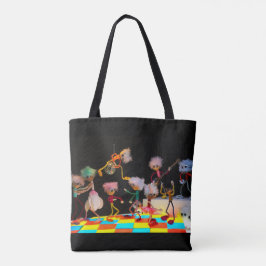 Fubby's in de disco, genieten van het uitgaan. tote bag