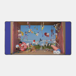 Fubby's in het Circus met allerlei acts.  Bureaumat