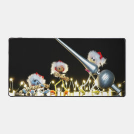 Fubby's in Kerstsfeer met Kerstdecoratie. Bureaumat