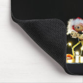 Fubby's in Kerstsfeer met Kerstdecoratie. Muismat (Hoek)