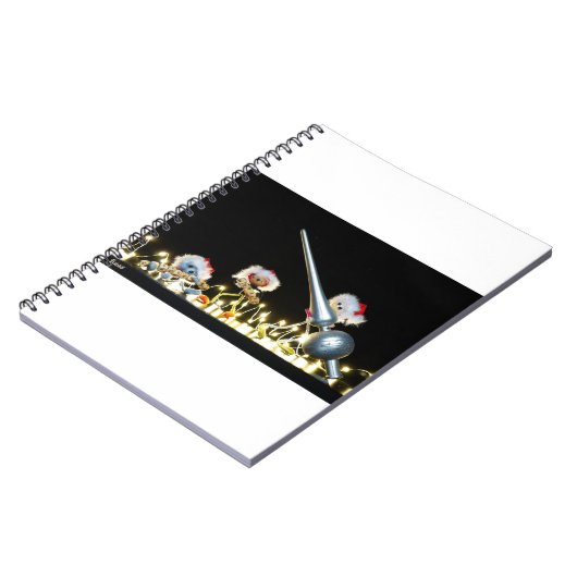 Fubby's in Kerstsfeer met Kerstdecoratie. Notitieboek (Linkerzijde)