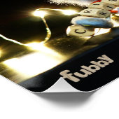 Fubby's in Kerstsfeer met Kerstdecoratie. Perfect Poster (Hoek)