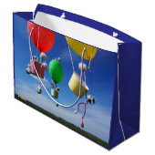 Fubby's in luchtballonnen die op avontuur gaan. groot cadeauzakje (Achterkant Gekanteld)