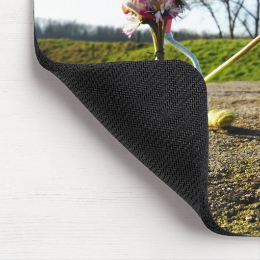 Fubby's in natuur met madeliefjes. muismat (Hoek)