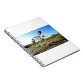 Fubby's in natuur met madeliefjes. notitieboek (Rechterzijde)