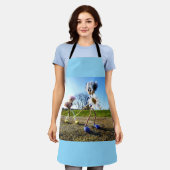 Fubby's in natuur met madeliefjes. schort (Gedragen)