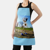 Fubby's in natuur met madeliefjes. schort (Insitu)