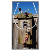Fubby's in vogelhuisje met touwladder. klein cadeauzakje (Achterkant)