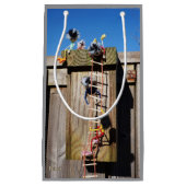 Fubby's in vogelhuisje met touwladder. klein cadeauzakje (Voorkant)