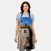 Fubby's in vogelhuisje met touwladder. schort (Gedragen)