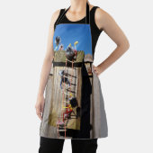 Fubby's in vogelhuisje met touwladder. schort (Insitu)