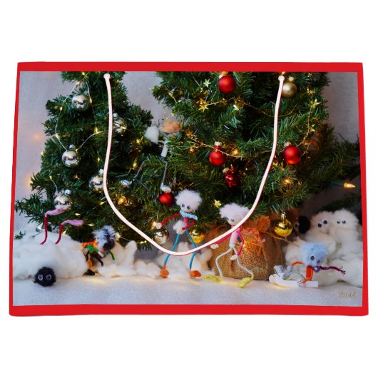 Fubby's in Winterwonderland. Groot Cadeauzakje (Voorkant)