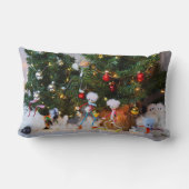 Fubby's in Winterwonderland. Kussen (Achterkant)