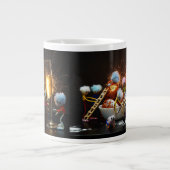 Fubby's met Jaarwisseling bij feestdagen. Grote Koffiekop (Voorkant)