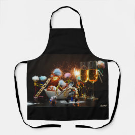 Fubby's met Jaarwisseling bij feestdagen. Schort