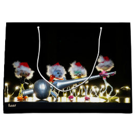 Fubby's met Kerstdecoratie in Kerstsfeer. Groot Cadeauzakje