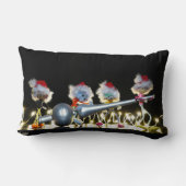 Fubby's met Kerstdecoratie in Kerstsfeer. Kussen (Achterkant)