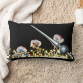 Fubby's met Kerstdecoratie in Kerstsfeer. Kussen (Deken)