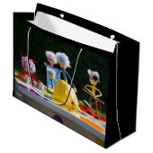 Fubby's met Tulpen jurk bij atelier. Groot Cadeauzakje (Voorkant Gekanteld)