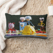 Fubby's met Tulpen jurk bij atelier. Kussen (Deken)