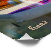 Fubby's met Tulpen jurk bij atelier. Perfect Poster (Hoek)