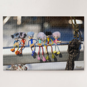 Fubby's 'New York construction workers' pose. Legpuzzel