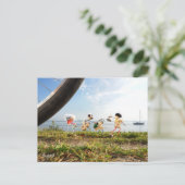 Fubby's onderweg naar avontuur. briefkaart (Staand voorkant)