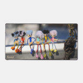 Fubby's op giek in 'Manhatten' poster. Bureaumat (Voorkant)