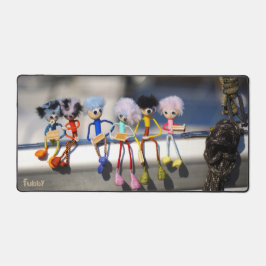 Fubby's op giek in 'Manhatten' poster. Bureaumat