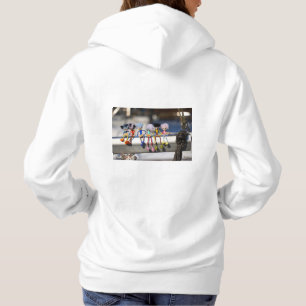 Fubby's op giek in 'Manhatten' poster. Hoodie