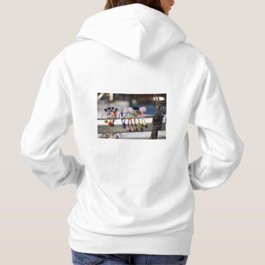 Fubby's op giek in 'Manhatten' poster. Hoodie (Achterkant)